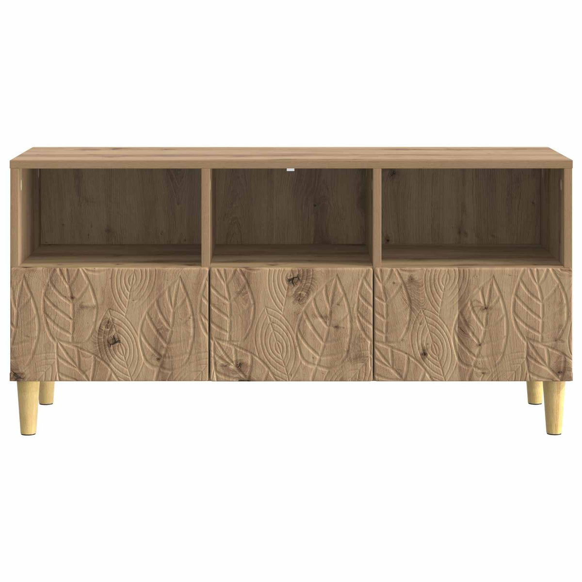 Televizní Skříň 102 X 34,5 X 50 Cm Dub Artisan Kompozitní Dřevo