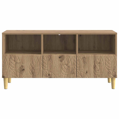 Televizní Skříň 102 X 34,5 X 50 Cm Dub Artisan Kompozitní Dřevo