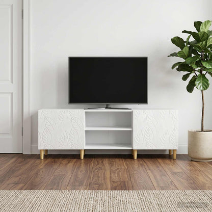 Televizní Skříň 150 X 31 X 50 Cm Bílá S Vysokým Leskem