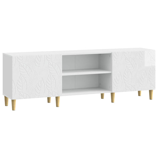 Televizní Skříň 150 X 31 X 50 Cm Bílá S Vysokým Leskem