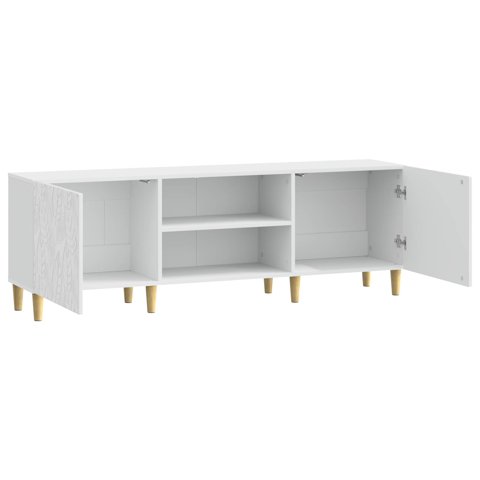 Televizní Skříň 150 X 31 X 50 Cm Bílá S Vysokým Leskem