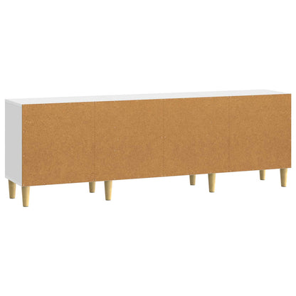 Televizní Skříň 150 X 31 X 50 Cm Bílá S Vysokým Leskem