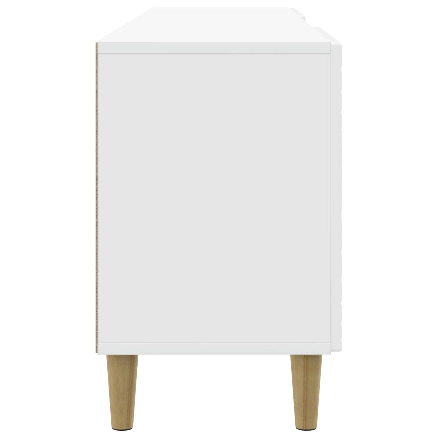 Televizní Skříň 150 X 31 X 50 Cm Bílá S Vysokým Leskem