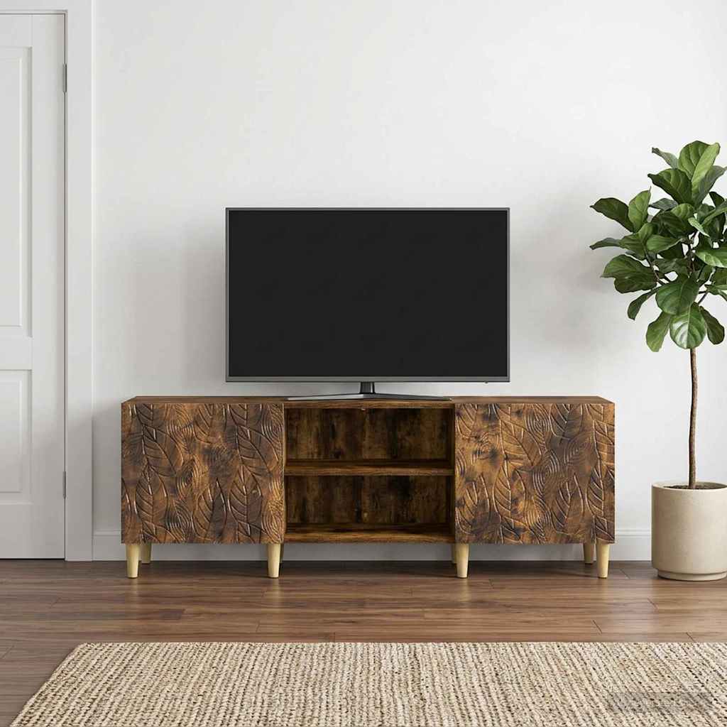 Televizní Skříň 150 X 31 X 50 Cm Kouřový Dub Kompozitní Dřevo