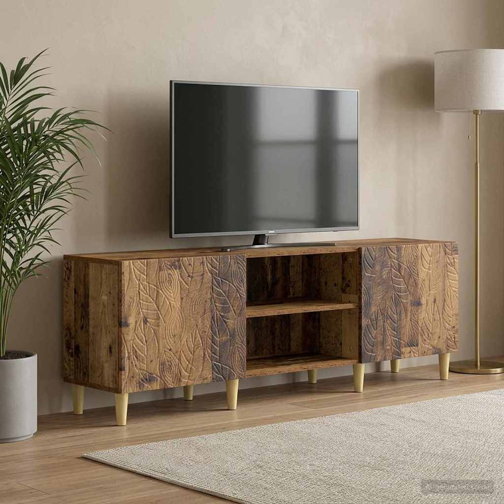 Televizní Skříň 150 X 31 X 50 Cm Staré Dřevo Kompozitní Dřevo