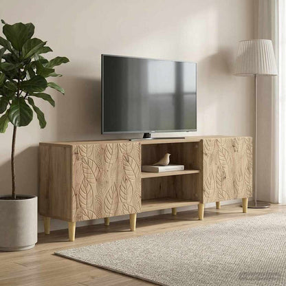Televizní Skříň 150 X 31 X 50 Cm Dub Artisan Kompozitní Dřevo