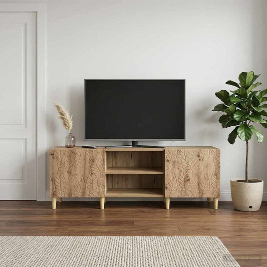 Televizní Skříň 150 X 31 X 50 Cm Dub Artisan Kompozitní Dřevo