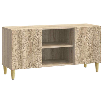 Televizní Skříň 102 X 34,5 X 50 Cm Dub Sonoma Kompozitní Dřevo