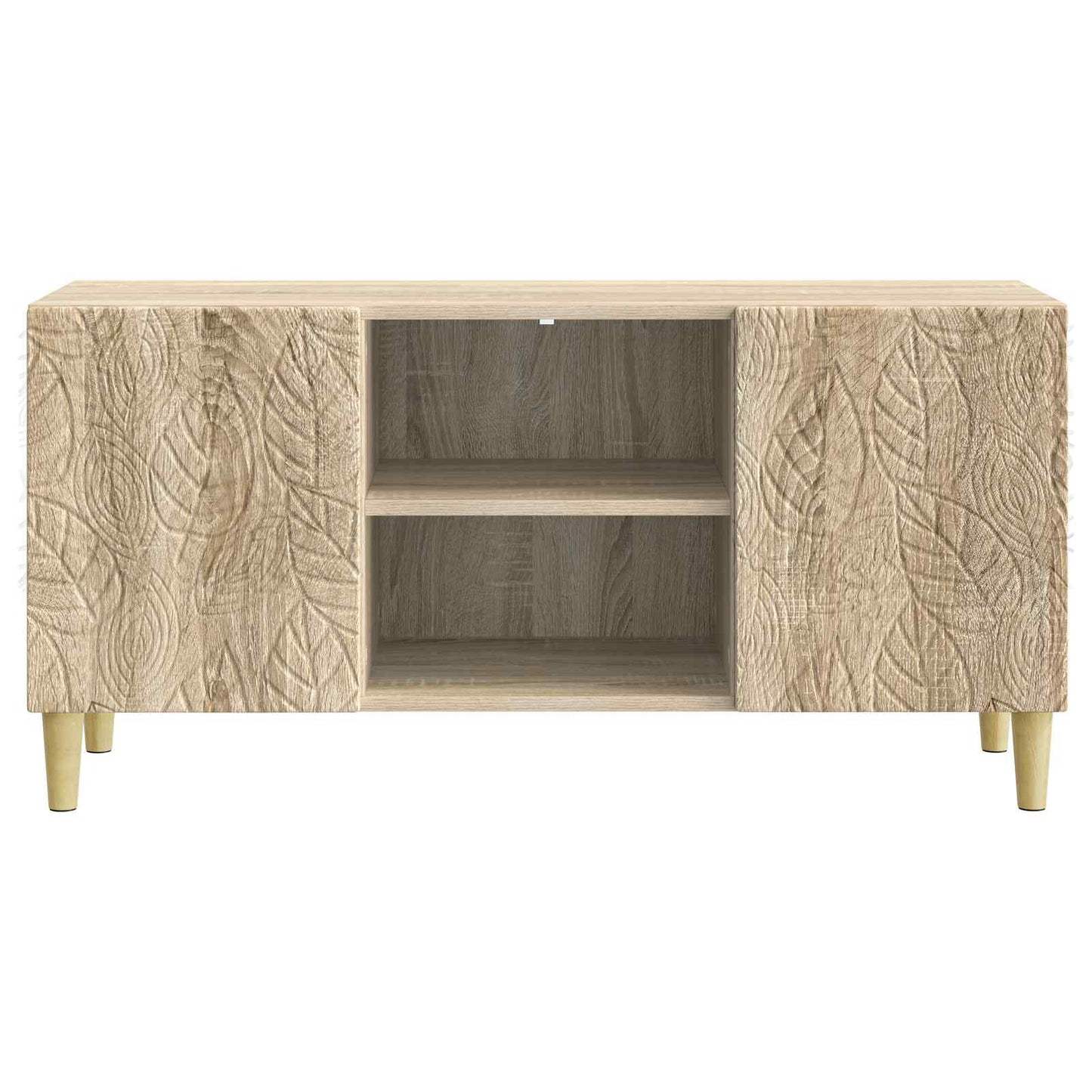Televizní Skříň 102 X 34,5 X 50 Cm Dub Sonoma Kompozitní Dřevo