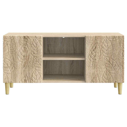 Televizní Skříň 102 X 34,5 X 50 Cm Dub Sonoma Kompozitní Dřevo
