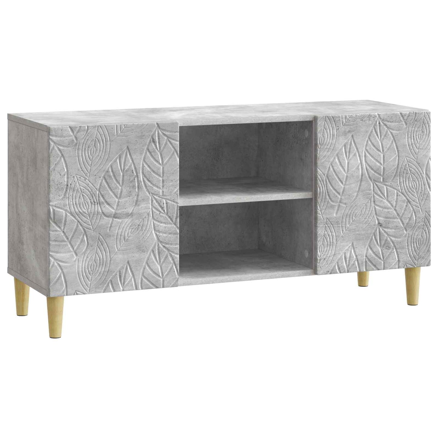 Televizní Skříň 102 X 34,5 X 50 Cm Betonově Šedá