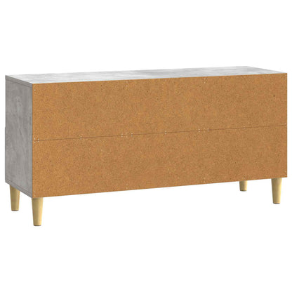 Televizní Skříň 102 X 34,5 X 50 Cm Betonově Šedá