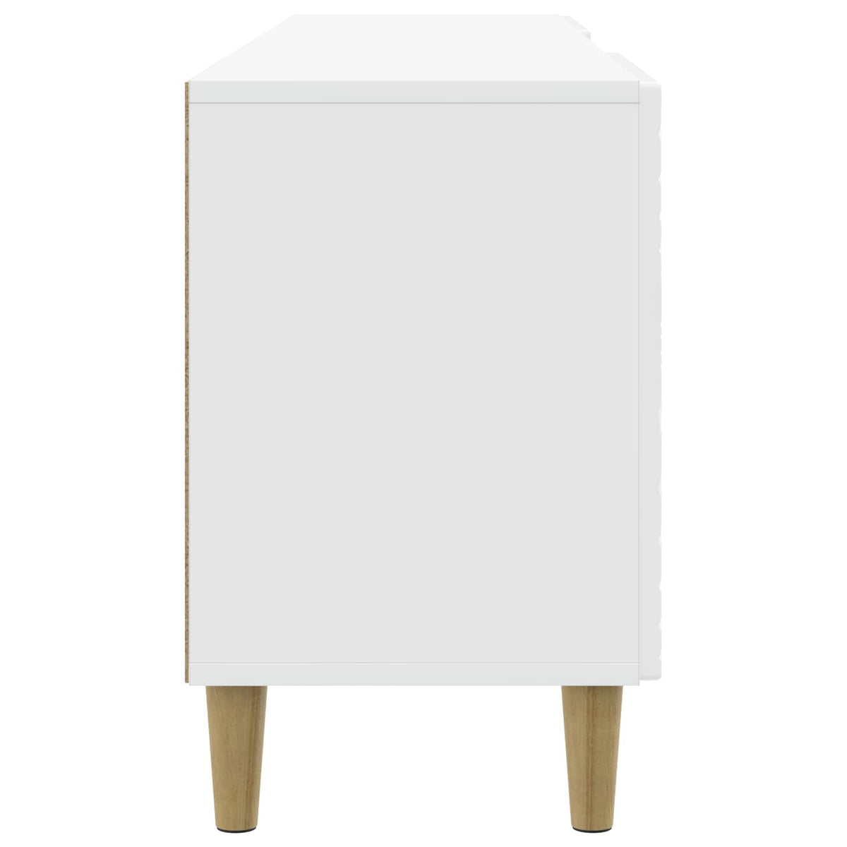 Televizní Skříň 102 X 34,5 X 50 Cm Bílá S Vysokým Leskem