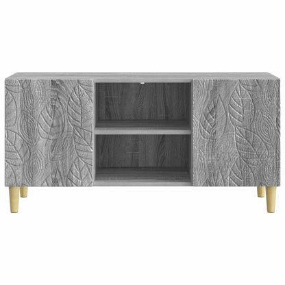 Televizní Skříň 102 X 34,5 X 50 Cm Šedý Sonoma Kompozitní Dřevo