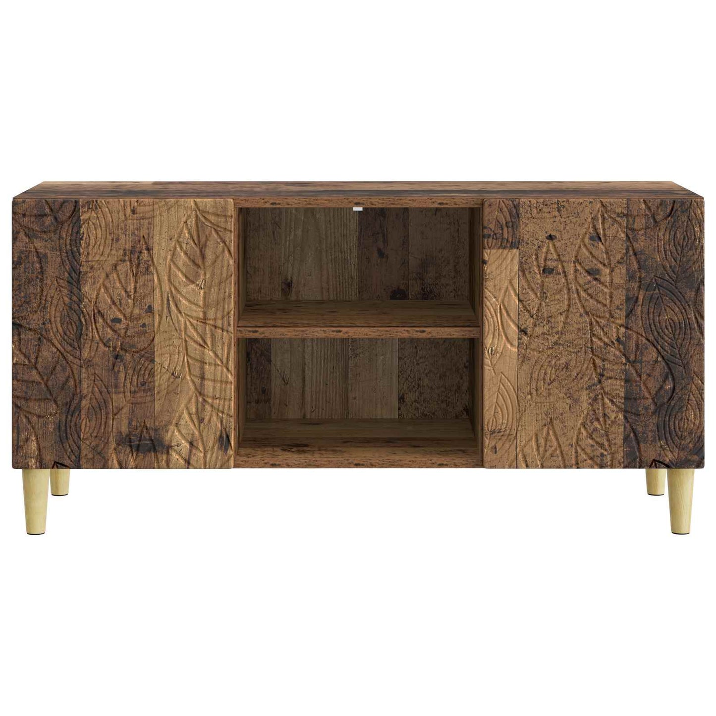 Televizní Skříň 102 X 34,5 X 50 Cm Staré Dřevo Kompozitní Dřevo
