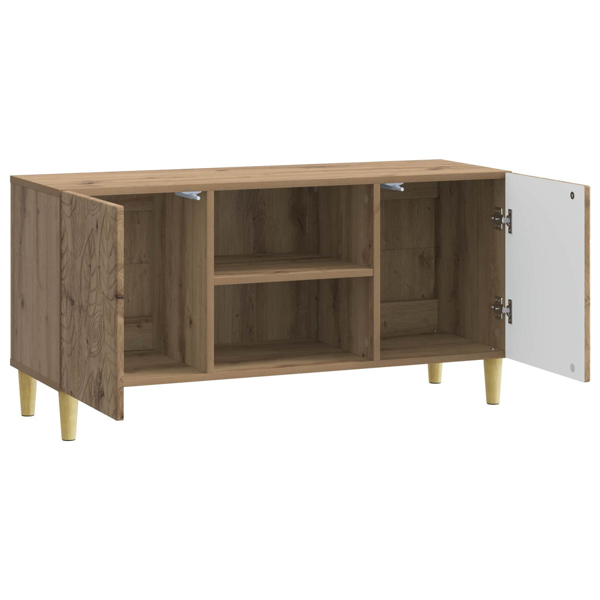 Televizní Skříň 102 X 34,5 X 50 Cm Dub Artisan Kompozitní Dřevo