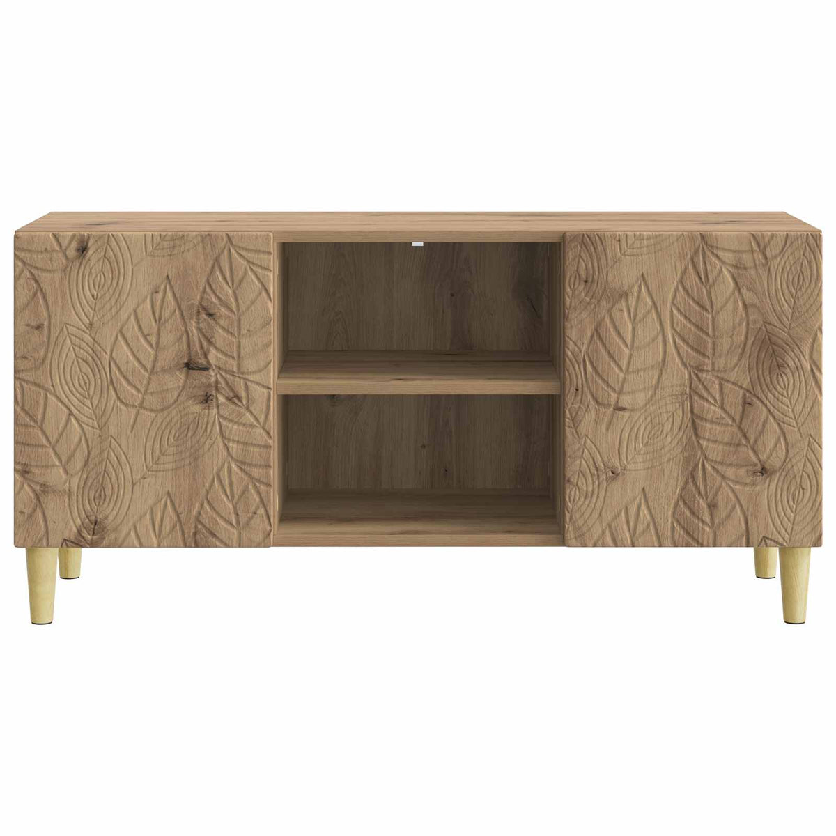 Televizní Skříň 102 X 34,5 X 50 Cm Dub Artisan Kompozitní Dřevo