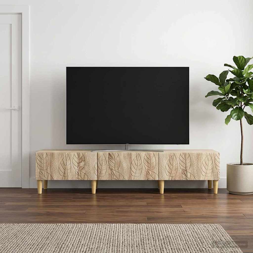 Televizní Skříň 147 X 34,5 X 30 Cm Dub Sonoma Kompozitní Dřevo