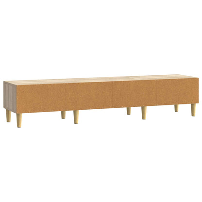 Televizní Skříň 147 X 34,5 X 30 Cm Dub Sonoma Kompozitní Dřevo