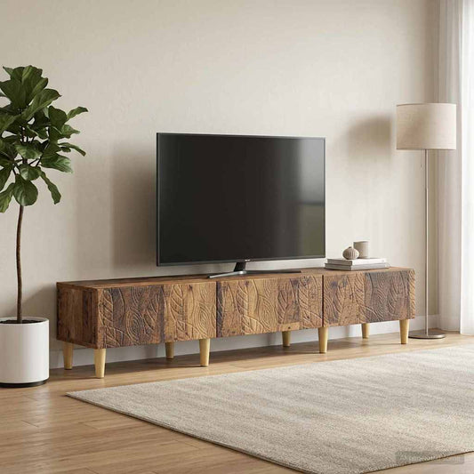 Televizní Skříň 147 X 34,5 X 30 Cm Staré Dřevo Kompozitní Dřevo