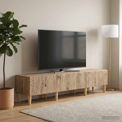 Televizní Skříň 147 X 34,5 X 30 Cm Dub Artisan Kompozitní Dřevo