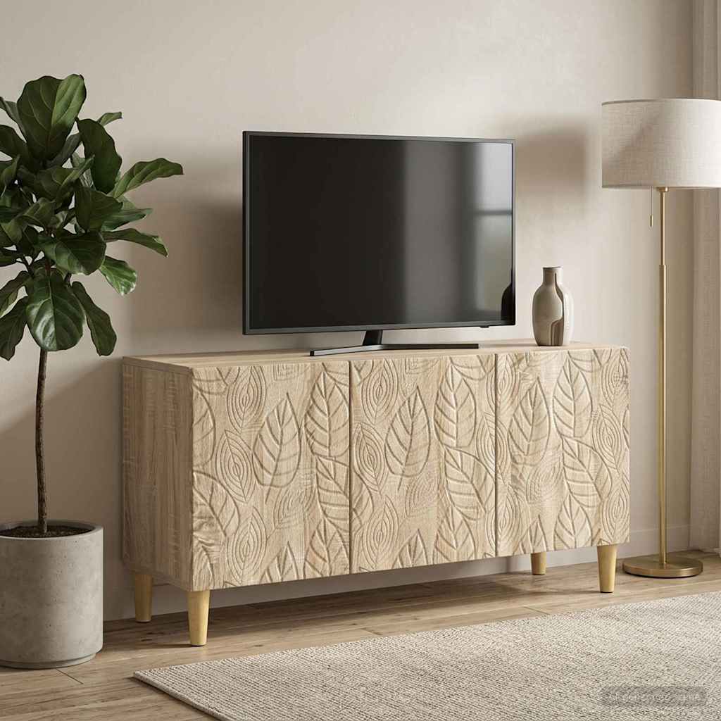 Televizní Skříň 99 X 34,5 X 50 Cm Dub Sonoma Kompozitní Dřevo