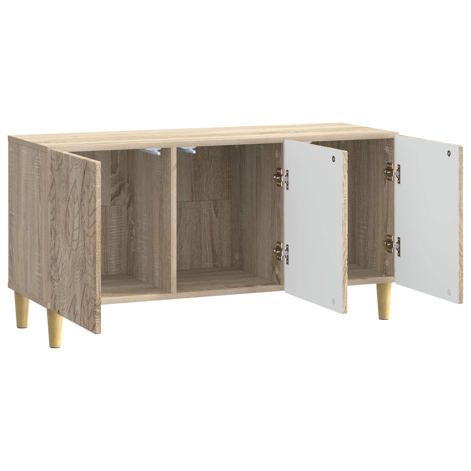 Televizní Skříň 99 X 34,5 X 50 Cm Dub Sonoma Kompozitní Dřevo
