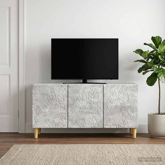Televizní Skříň 99 X 34,5 X 50 Cm Betonově Šedá