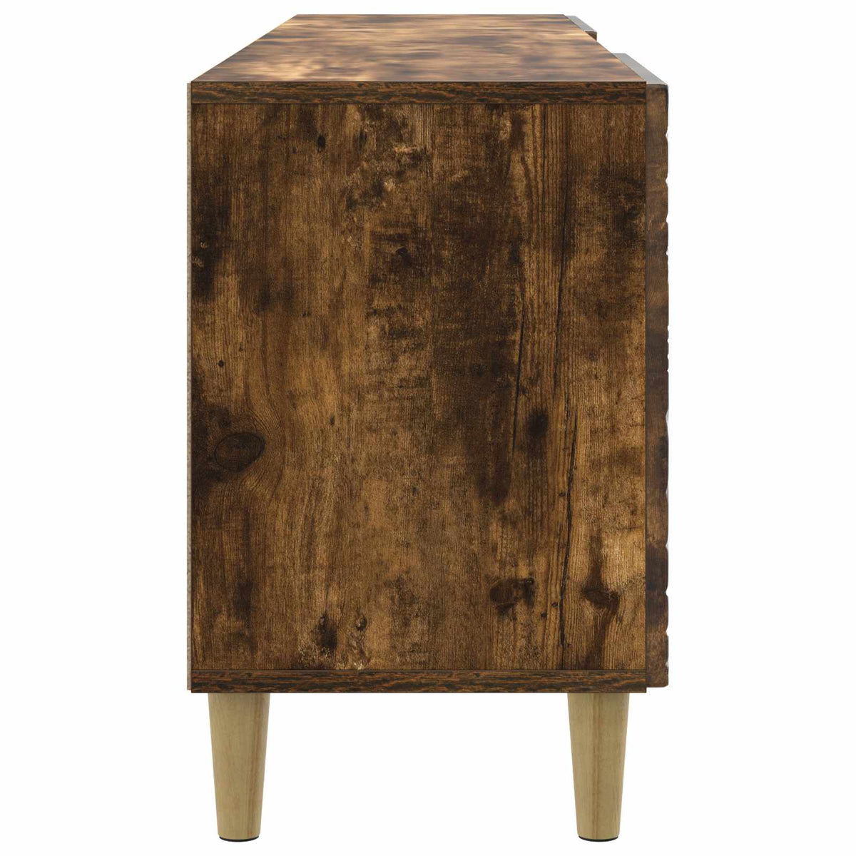 Televizní Skříň 99 X 34,5 X 50 Cm Kouřový Dub Kompozitní Dřevo