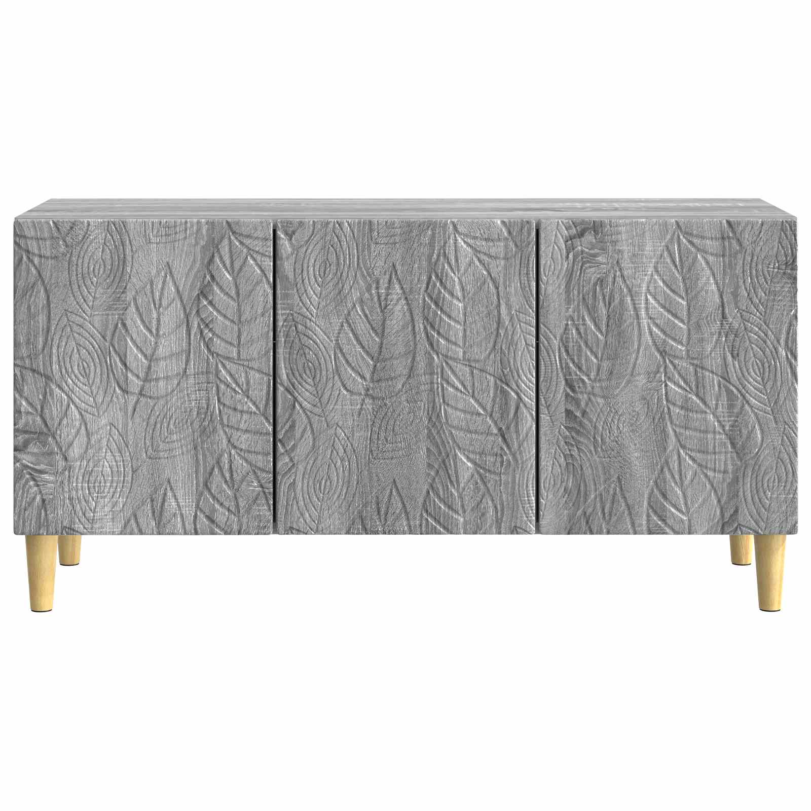 Televizní Skříň 99 X 34,5 X 50 Cm Šedý Sonoma Kompozitní Dřevo