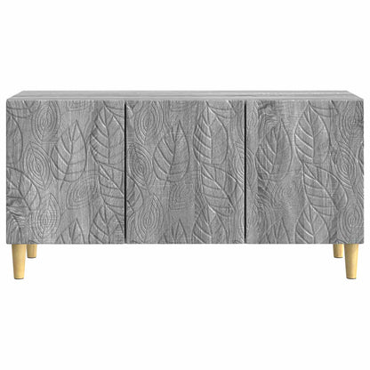 Televizní Skříň 99 X 34,5 X 50 Cm Šedý Sonoma Kompozitní Dřevo