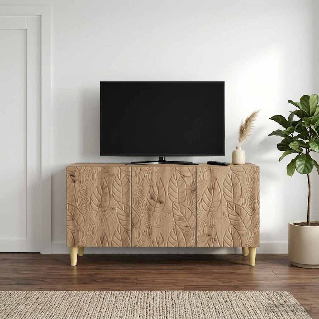 Televizní Skříň 99 X 34,5 X 50 Cm Dub Artisan Kompozitní Dřevo