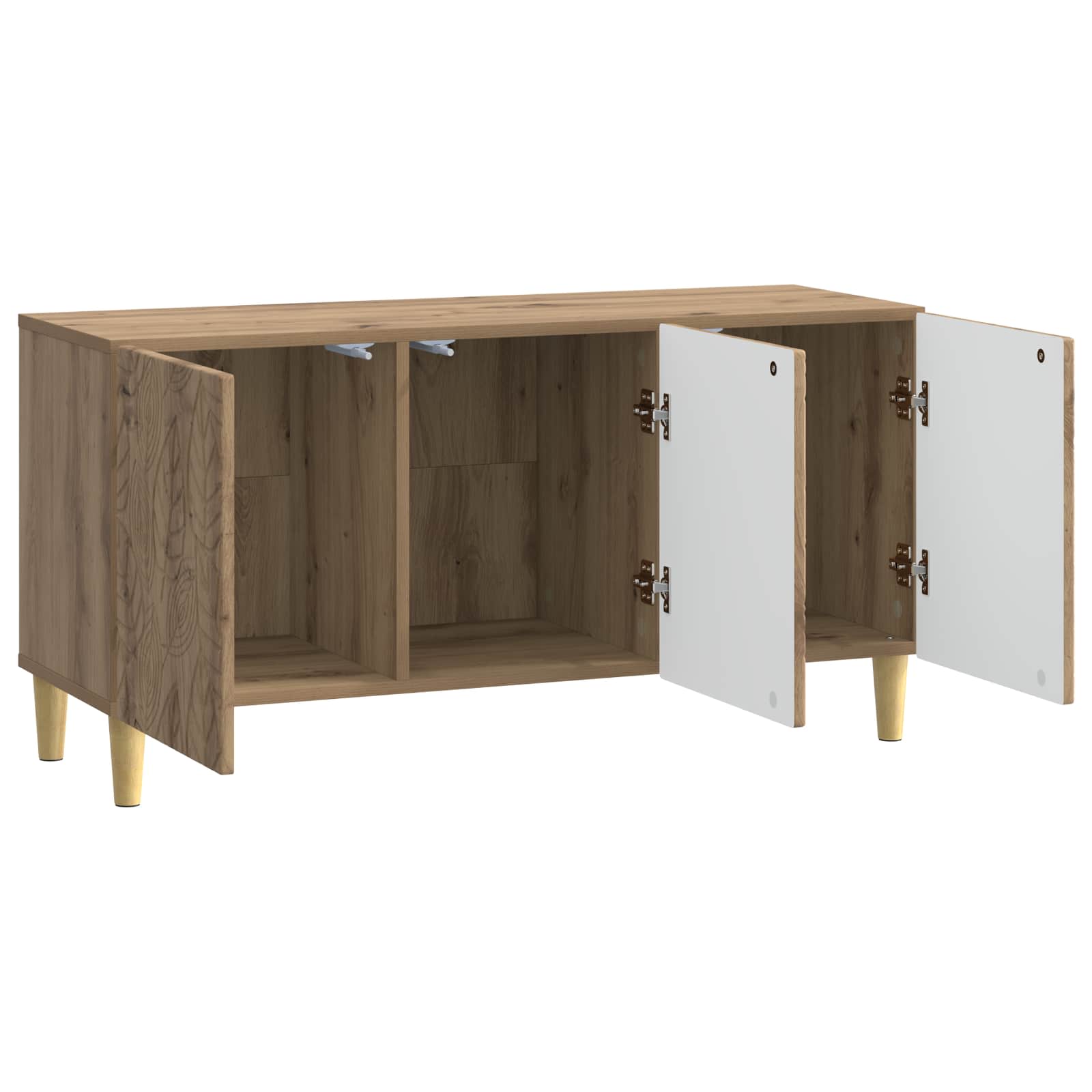 Televizní Skříň 99 X 34,5 X 50 Cm Dub Artisan Kompozitní Dřevo