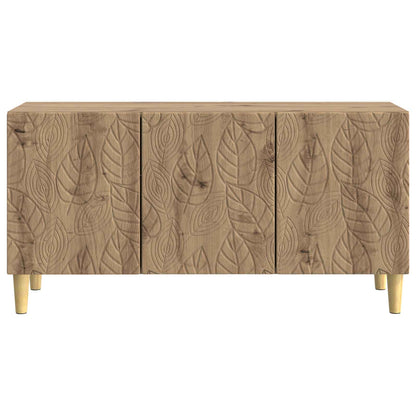 Televizní Skříň 99 X 34,5 X 50 Cm Dub Artisan Kompozitní Dřevo