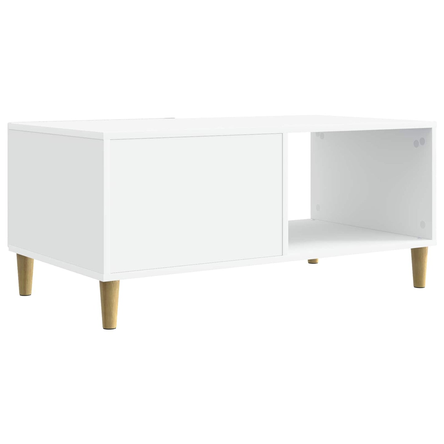 Konferenční Stolek Bílá 90 X 50 X 40 Cm Kompozitní Dřevo