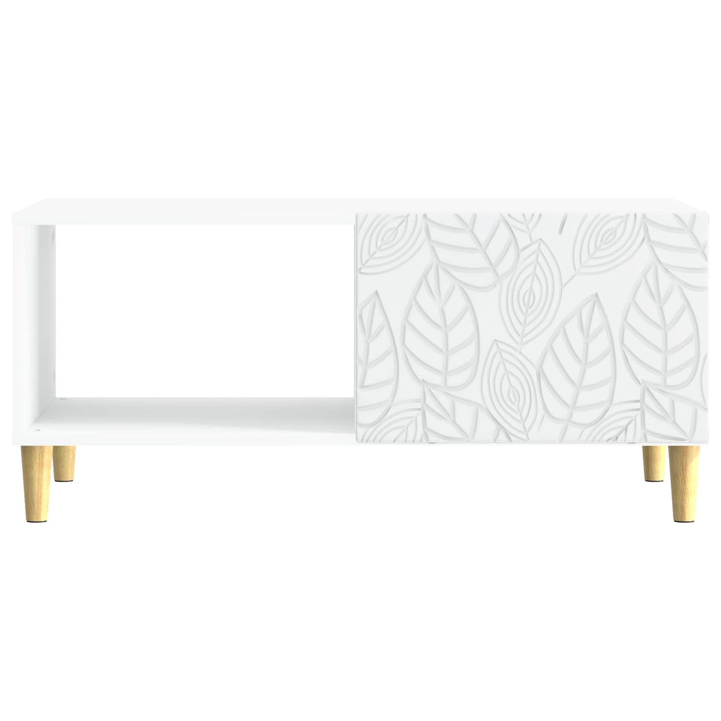 Konferenční Stolek Bílá 90 X 50 X 40 Cm Kompozitní Dřevo