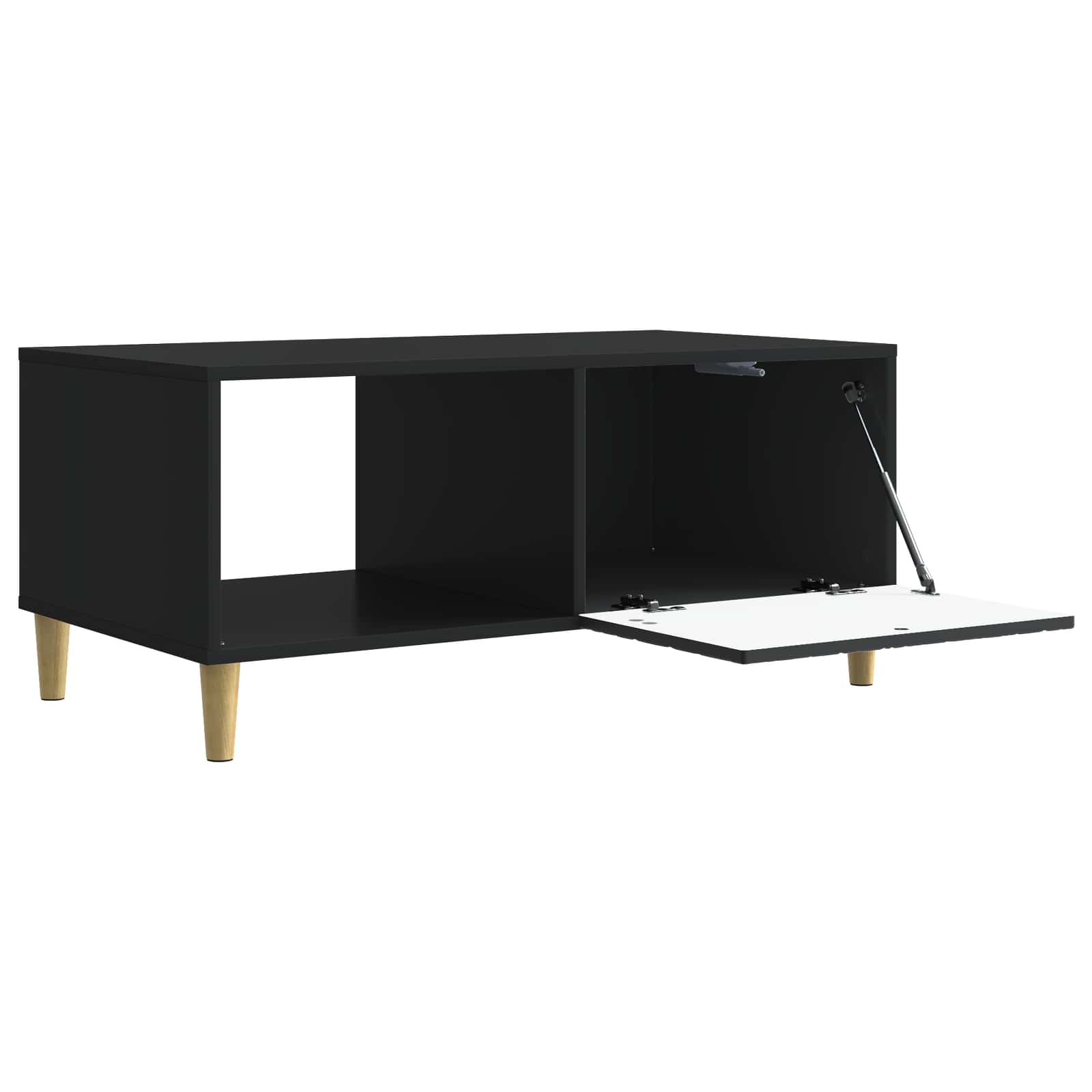 Konferenční Stolek Černá 90 X 50 X 40 Cm Kompozitní Dřevo