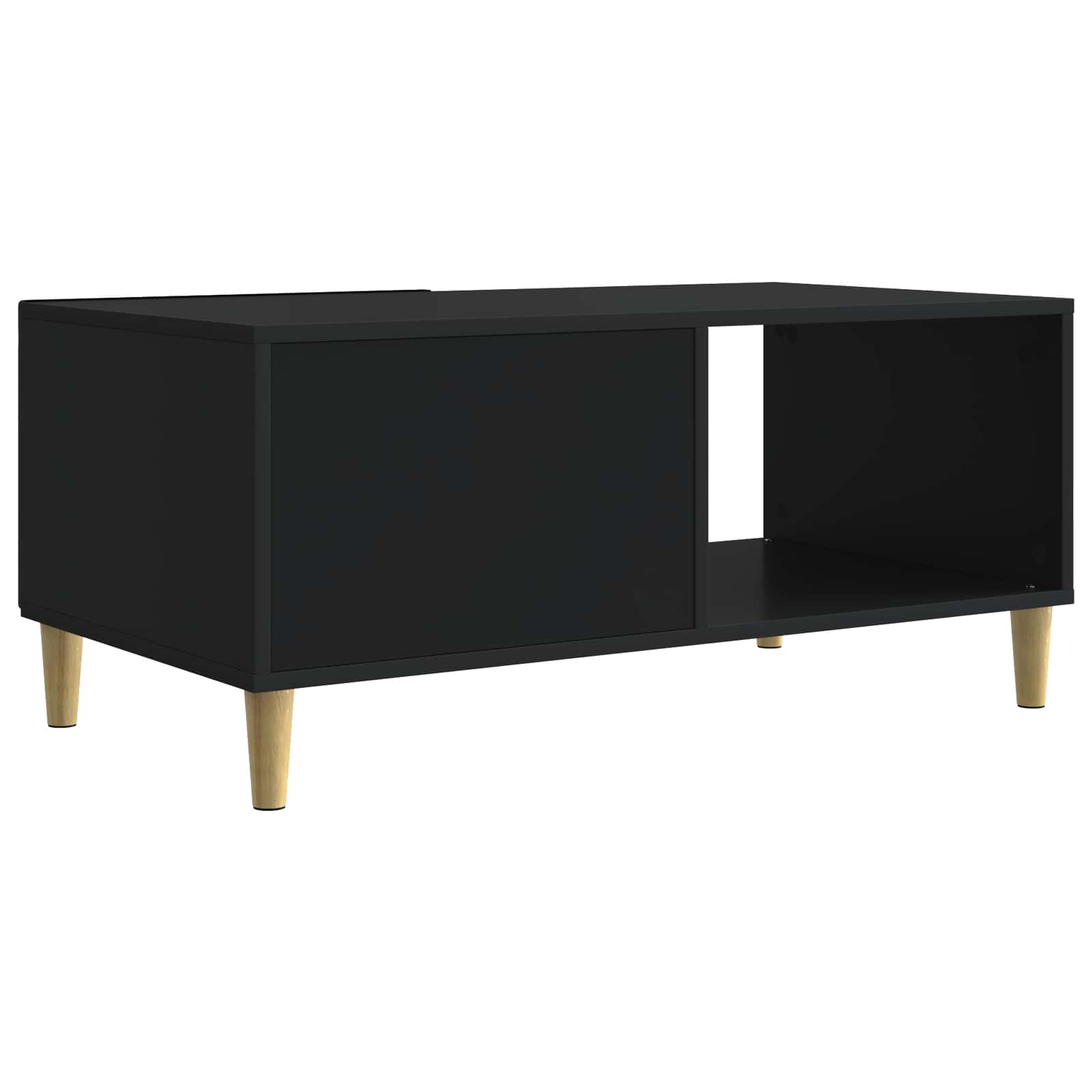 Konferenční Stolek Černá 90 X 50 X 40 Cm Kompozitní Dřevo