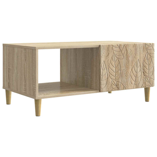 Konferenční Stolek Dub Sonoma 90 X 50 X 40 Cm Kompozitní Dřevo