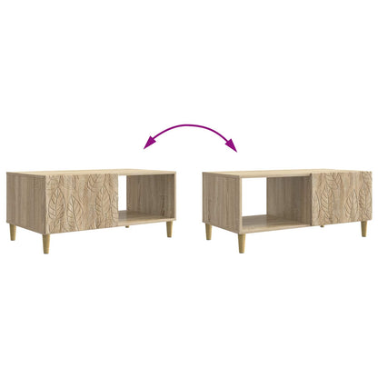Konferenční Stolek Dub Sonoma 90 X 50 X 40 Cm Kompozitní Dřevo