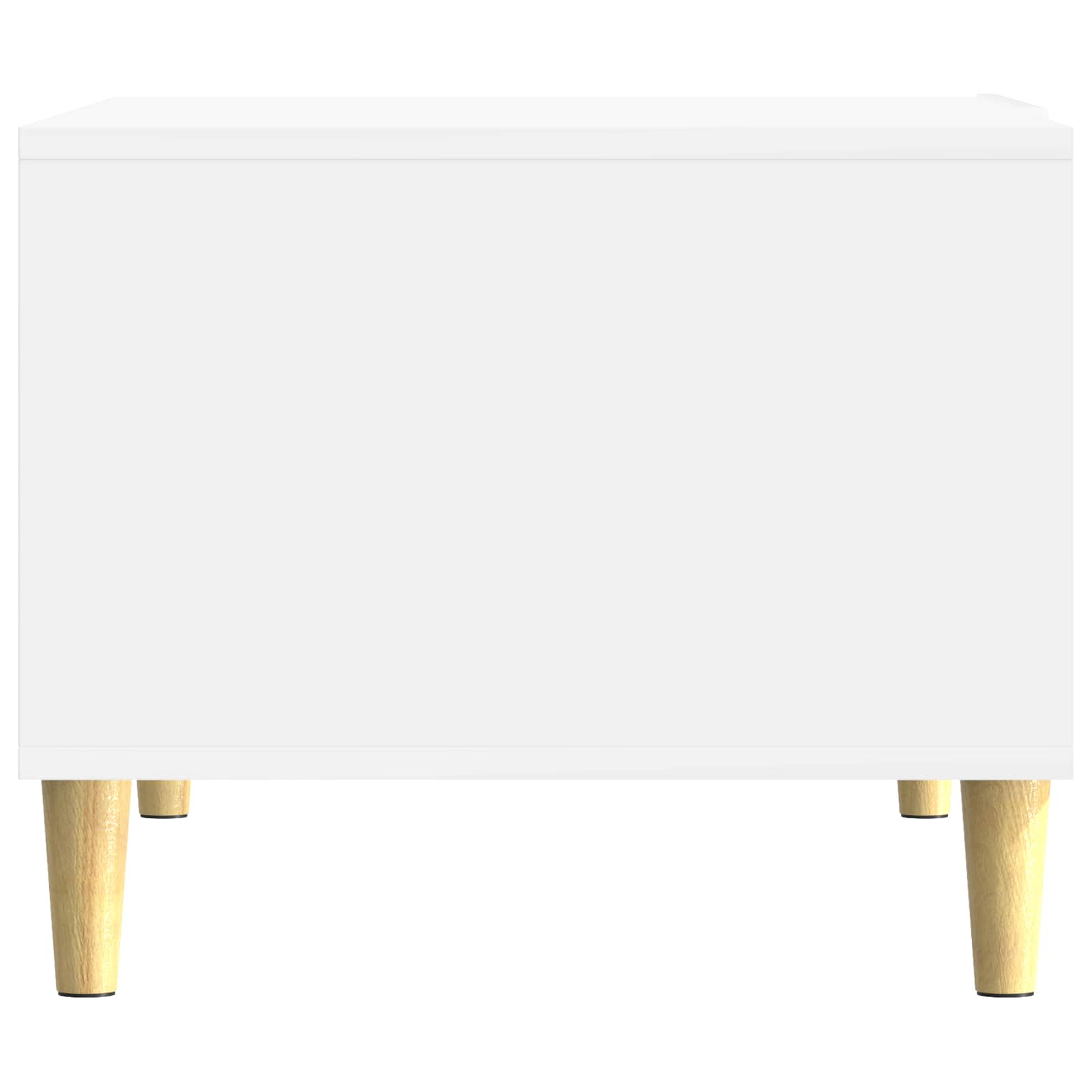 Konferenční Stolek Bílá S Vysokým Leskem 90 X 50 X 40 Cm