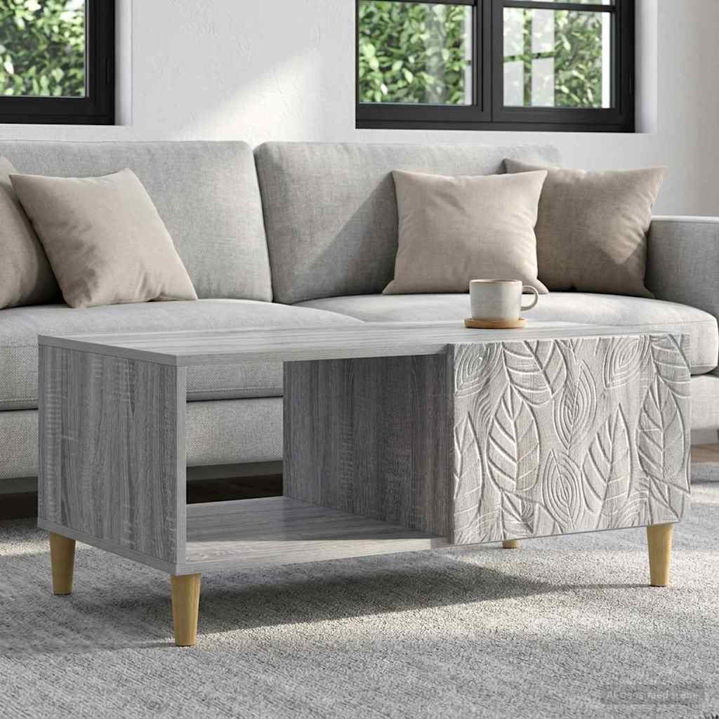 Konferenční Stolek Šedý Sonoma 90 X 50 X 40 Cm Kompozitní Dřevo