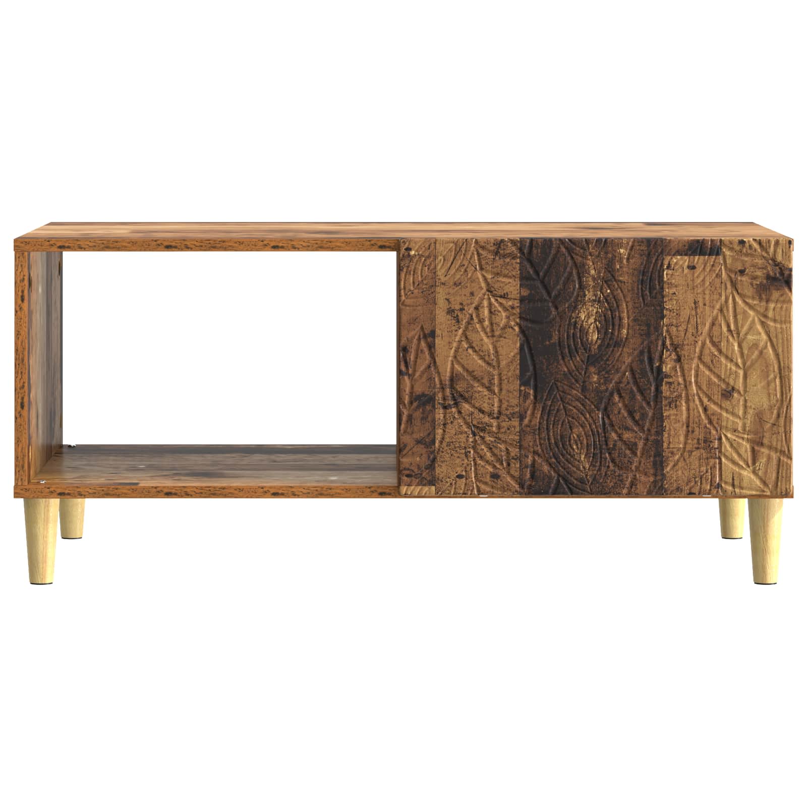 Konferenční Stolek Staré Dřevo 90 X 50 X 40 Cm Kompozitní Dřevo