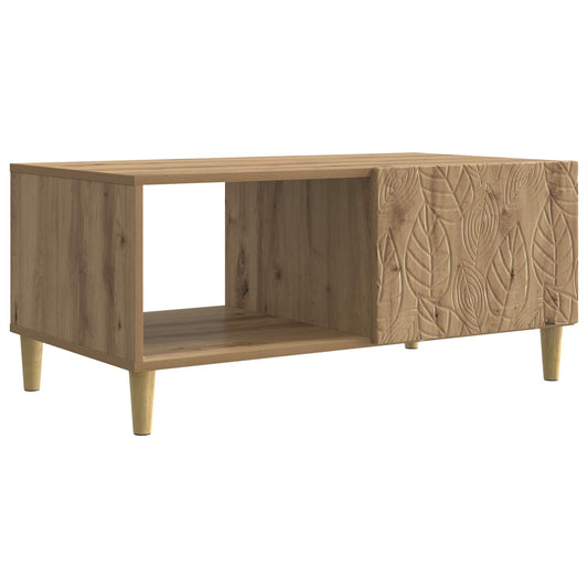 Konferenční Stolek Dub Artisan 90 X 50 X 40 Cm Kompozitní Dřevo