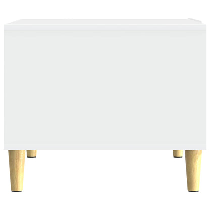 Konferenční Stolek Bílá 50 X 49 X 40 Cm Kompozitní Dřevo