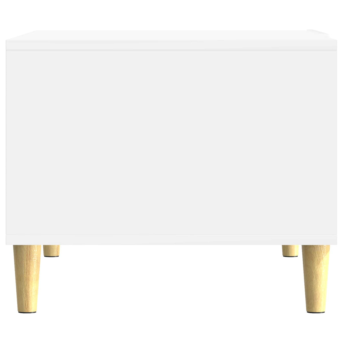 Konferenční Stolek Bílá S Vysokým Leskem 50 X 49 X 40 Cm