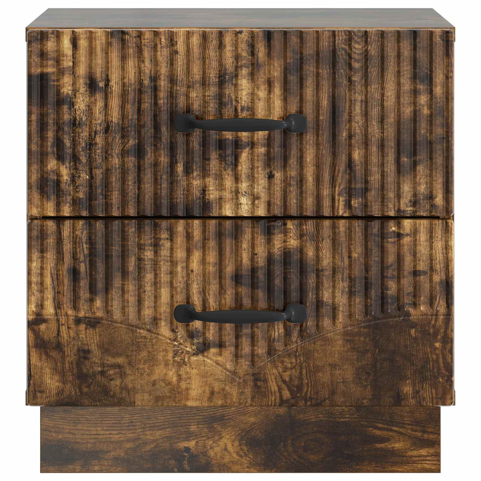 Noční Skříňka Se Zásuvkou 2 Pcs Kouřový Dub 43 X 34,5 X 44,5 Cm