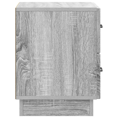 Noční Skříňka Šedá Sonoma 43 X 34,5 X 44,5 Cm Kompozitní Dřevo