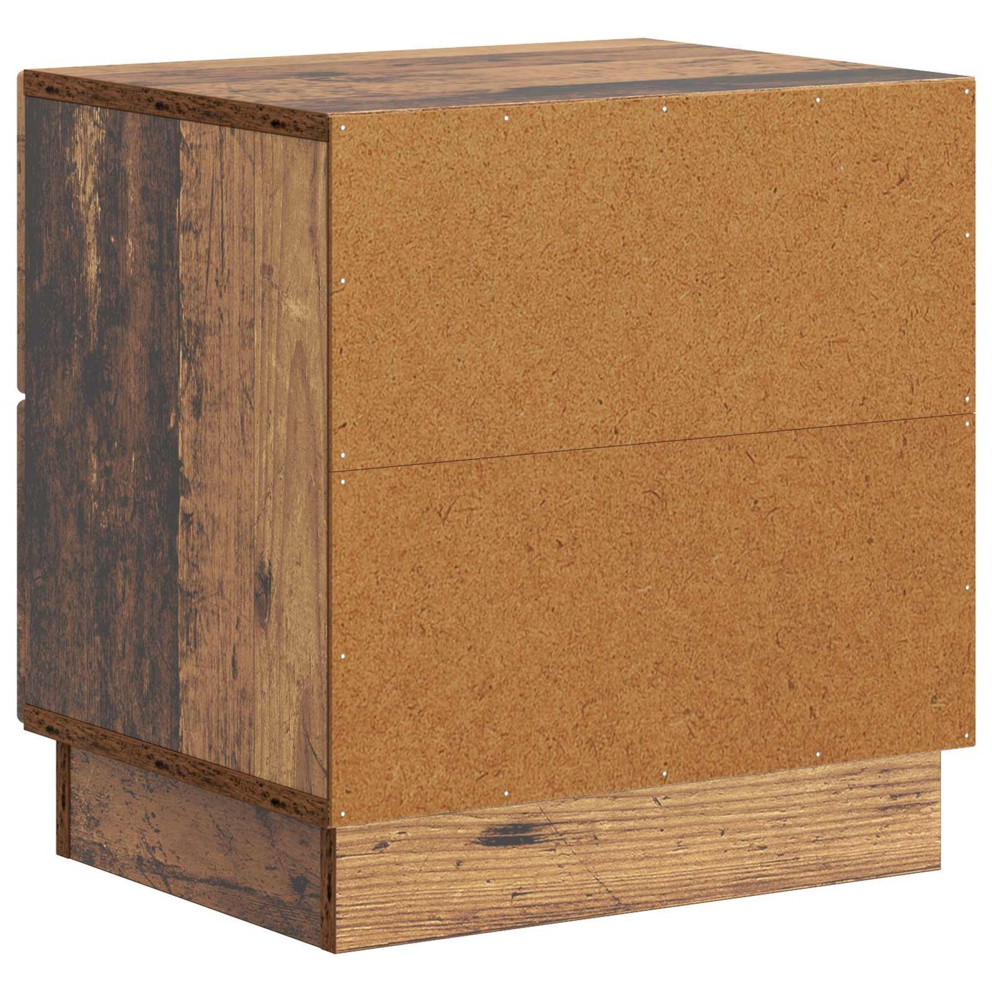 Noční Skříňka Staré Dřevo 43 X 34,5 X 44,5 Cm Kompozitní Dřevo