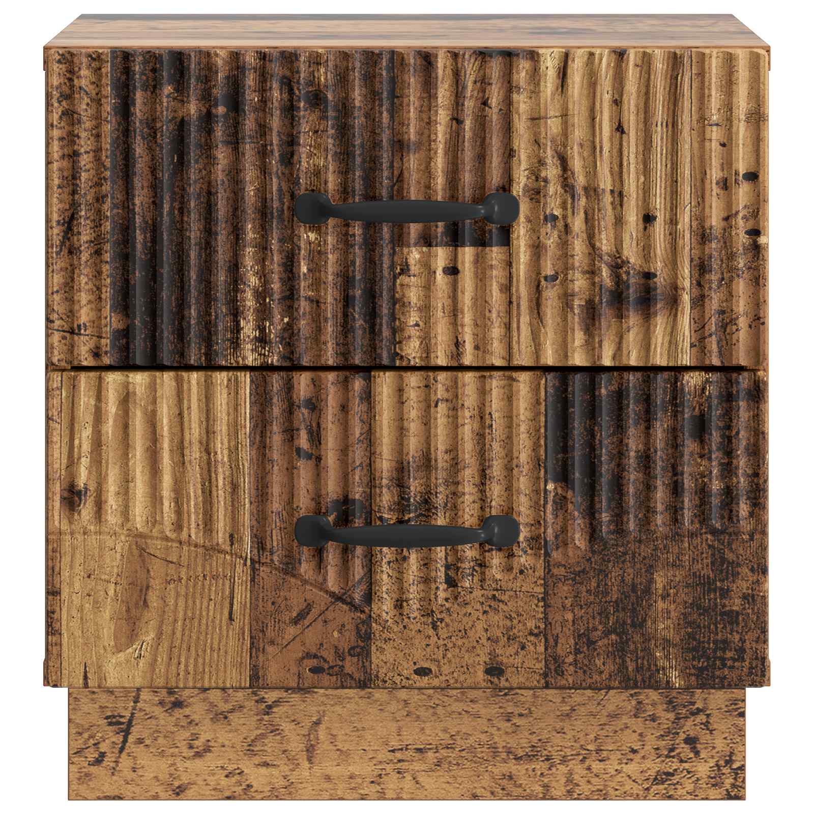 Noční Skříňka Se Zásuvkou 2 Pcs Staré Dřevo 43 X 34,5 X 44,5 Cm